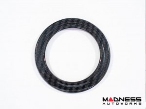 Maserati Ghibli Interior Trim - Carbon Fiber - Start Stop Button Trim Cover - Feroce Carbon